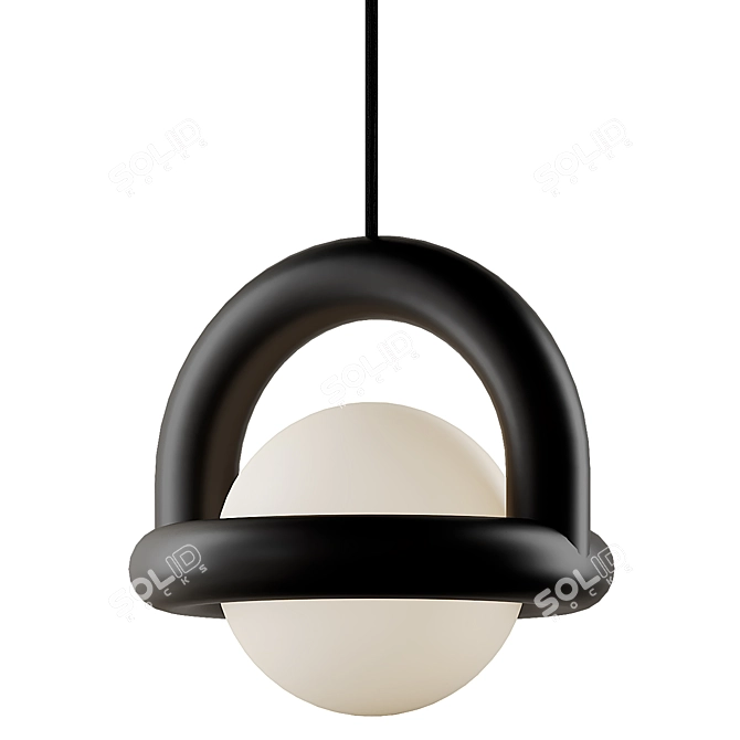 Dazzling Balloon Pendant Lights 3D model image 3