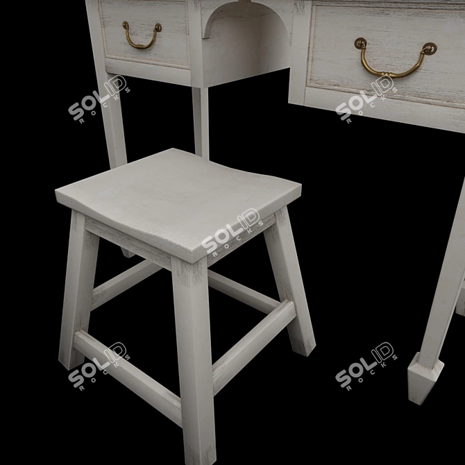 Italian Office and Home Workspace 3D model image 4