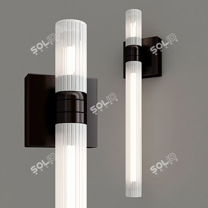Contemporary THERNA Wall Lamp 3D model image 1