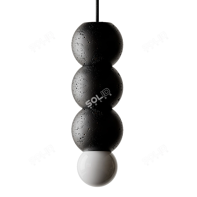 Lava Stone Pendant Light by Buzao 3D model image 8