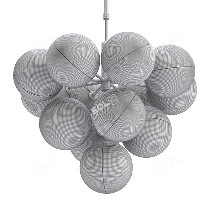 Elegant Walton More Pendant 3D model image 2