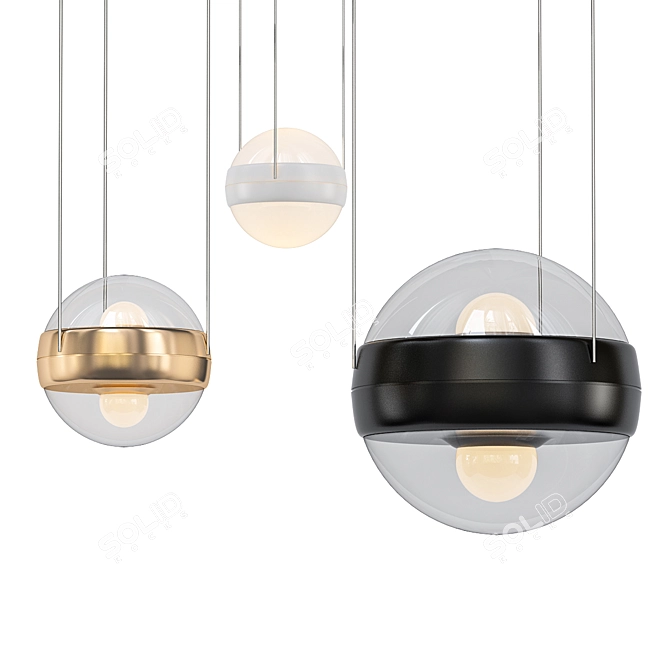 SFERICO SOSPESO Pendant Light 3D model image 1