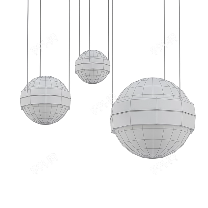 SFERICO SOSPESO Pendant Light 3D model image 2