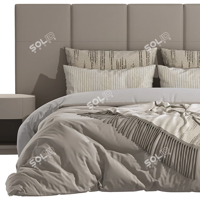 Esprit Noir Moi Aussi Bed 3D model image 2