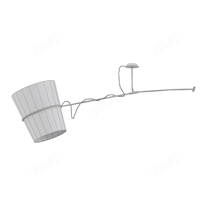 Illuminating Elegance: NEFERTARI Ceiling Light 3D model image 2