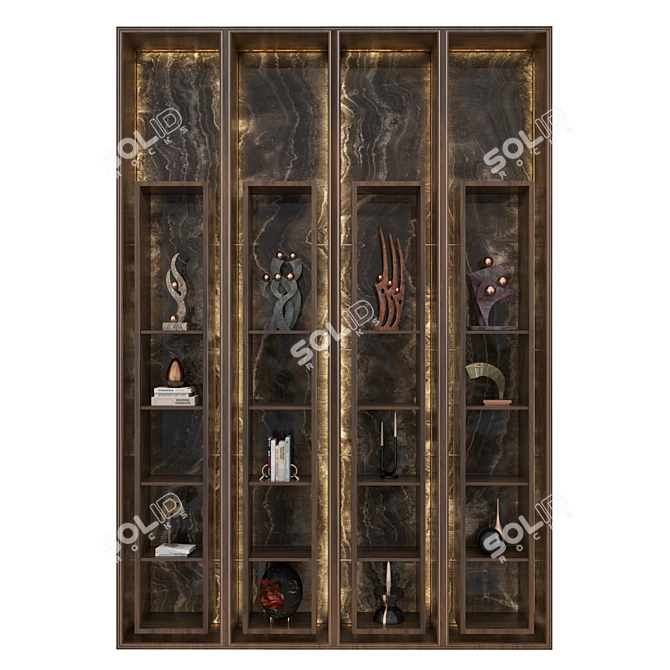 Versatile Shelving Unit for Organization 3D model image 1