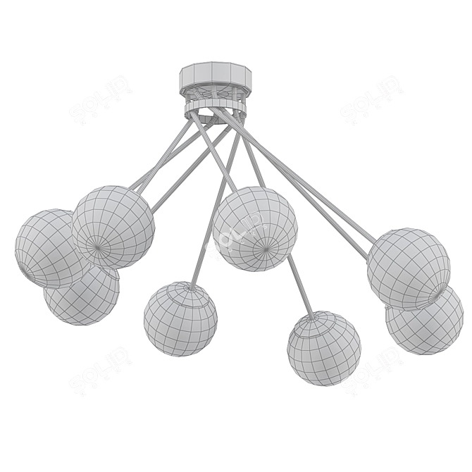 Elegant Ceiling Light - TEA 2392 3D model image 2