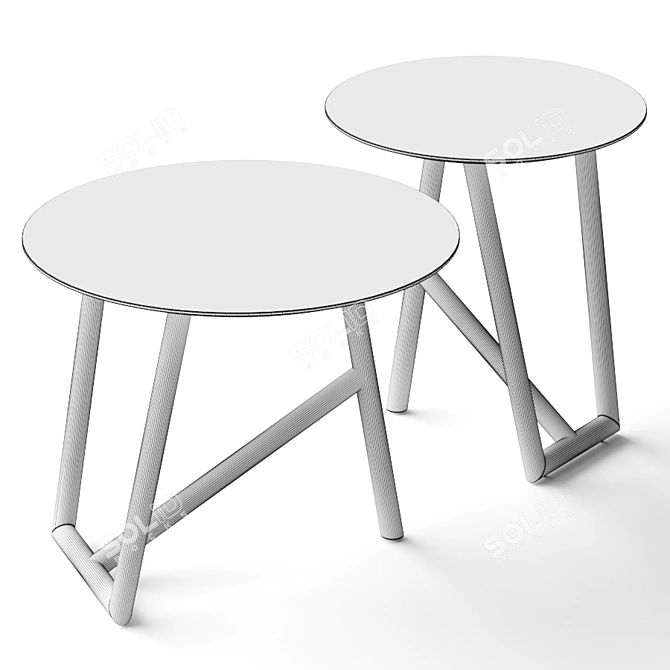 Modern Moroso Klara Coffee Tables 3D model image 2