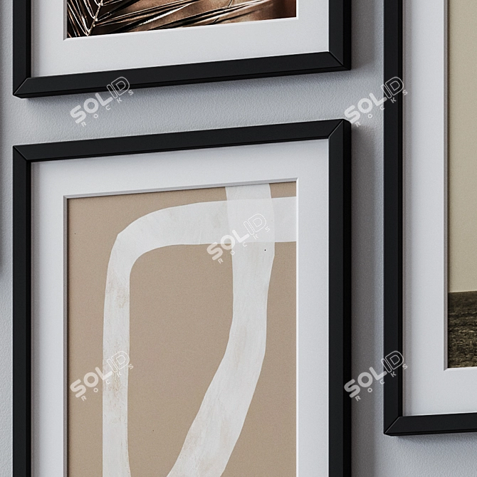 Versatile Photo Frames Set - 1030 3D model image 2