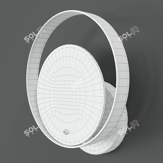 Marble Rondo LED Wall Light 3D model image 5