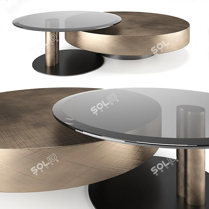 Arena Bond Coffee Table 3D model image 1