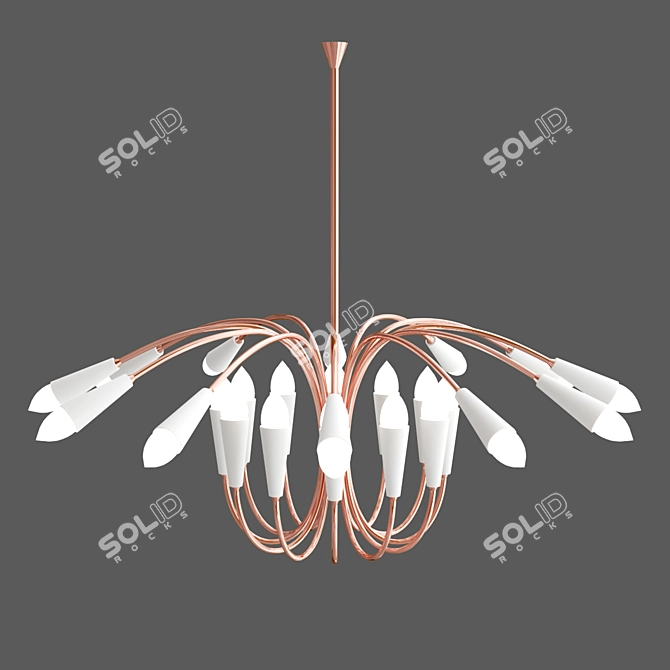 Modern Delightfull Aretha Suspension 3D model image 3