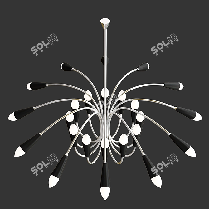 Modern Delightfull Aretha Suspension 3D model image 4