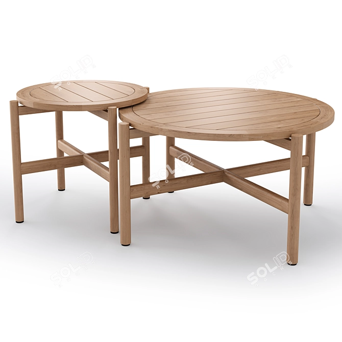 Slettvoll Amy Coffee Table: Elegant and Versatile 3D model image 1