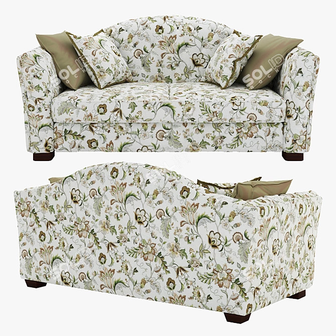 Simpatico Luxury Sofa 3D model image 2