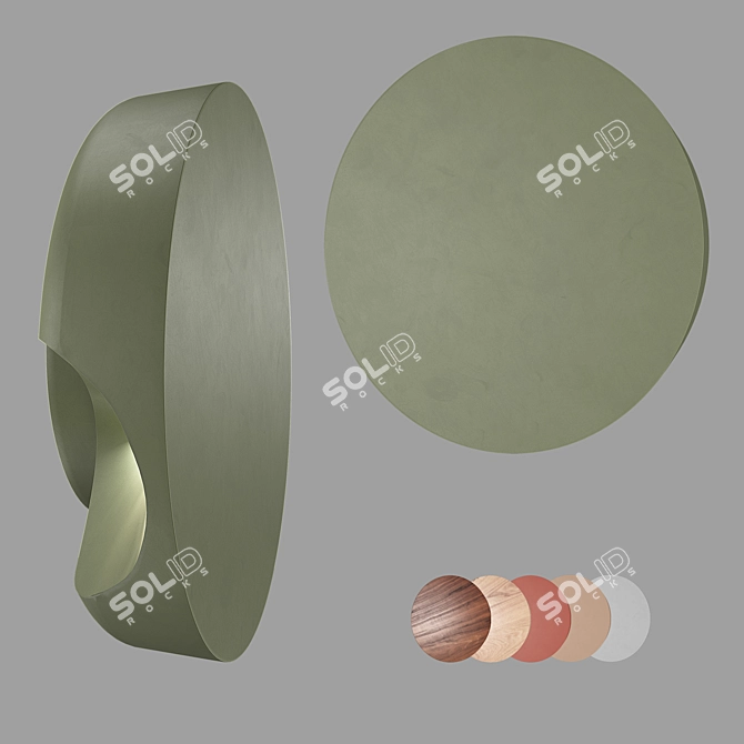 Vibia Dots 4670: Modern PBR Wall Lamp 3D model image 1