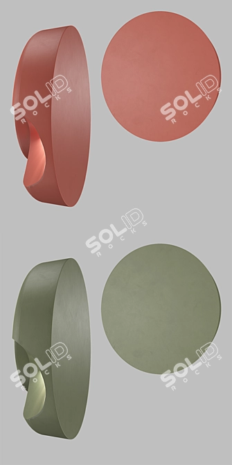 Vibia Dots 4670: Modern PBR Wall Lamp 3D model image 3