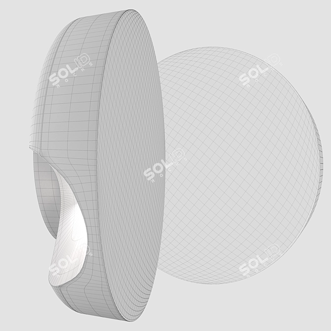 Vibia Dots 4670: Modern PBR Wall Lamp 3D model image 8