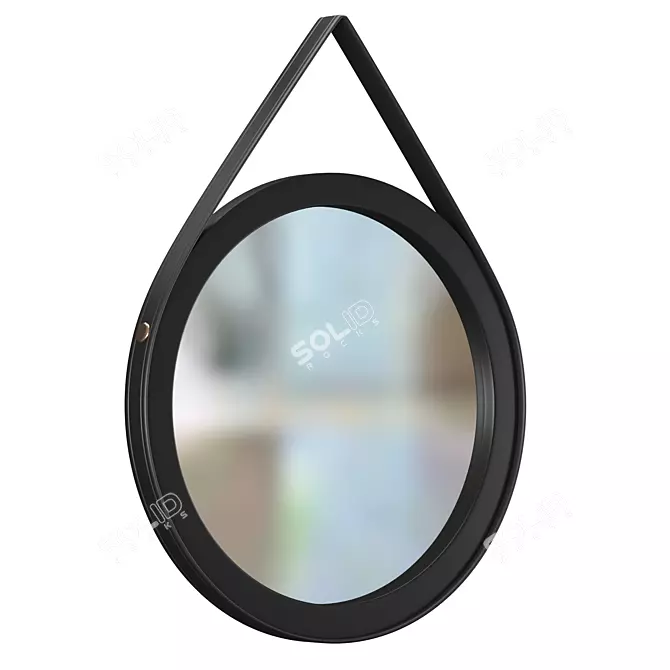 Title: Suspended Loft Mirror 3D model image 1