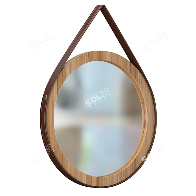 Title: Suspended Loft Mirror 3D model image 2