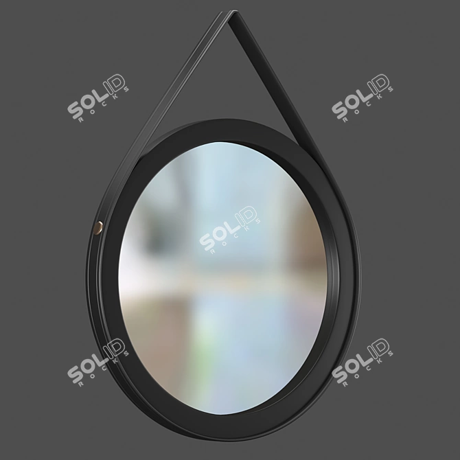 Title: Suspended Loft Mirror 3D model image 3