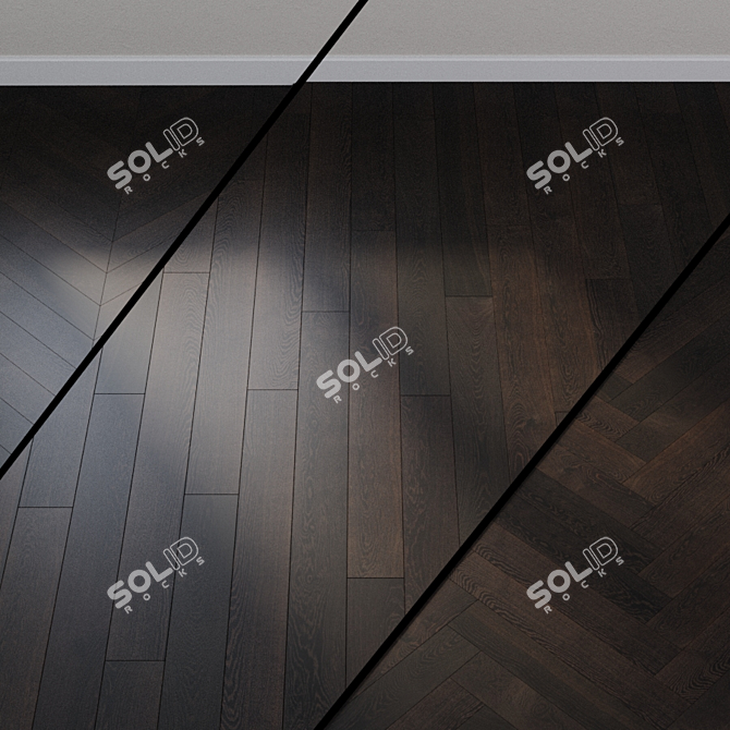 Haro 4000 Thermo Oak Parquet - Forte Art. 531766 3D model image 1