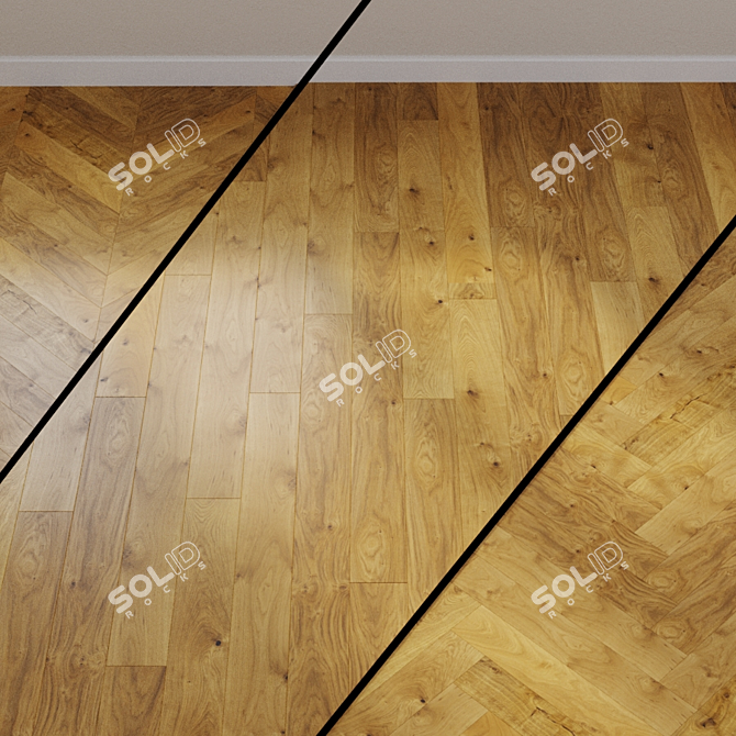 HARO PARQUET 4000 Oak Savage 180 4V 3D model image 1