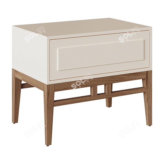 Modern Bedside Table - CP1709-H 072031 3D model image 1