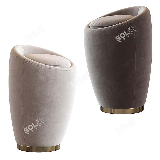 Liz Pouf: Scandinavian Simplicity 3D model image 1