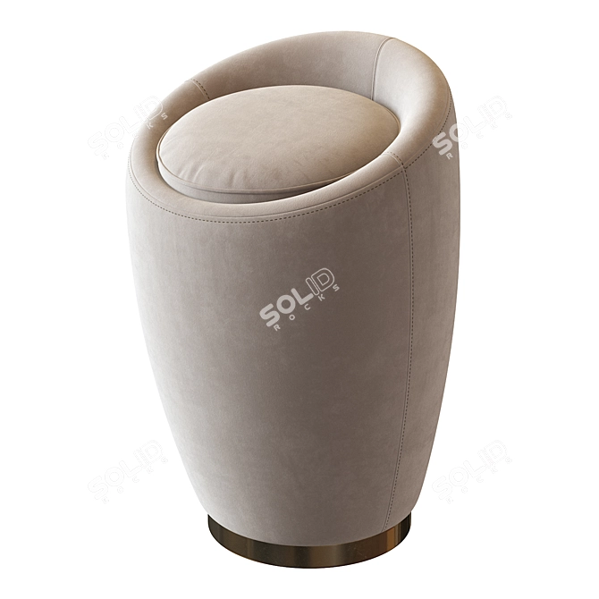 Liz Pouf: Scandinavian Simplicity 3D model image 2