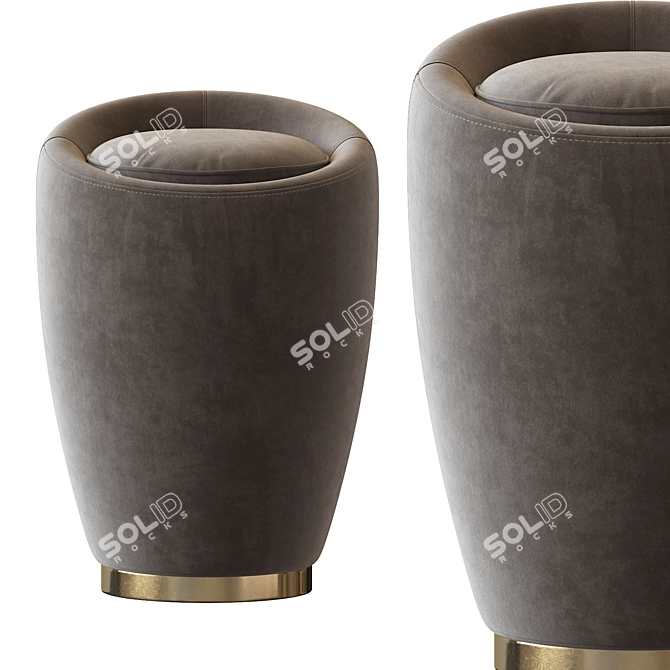 Liz Pouf: Scandinavian Simplicity 3D model image 3