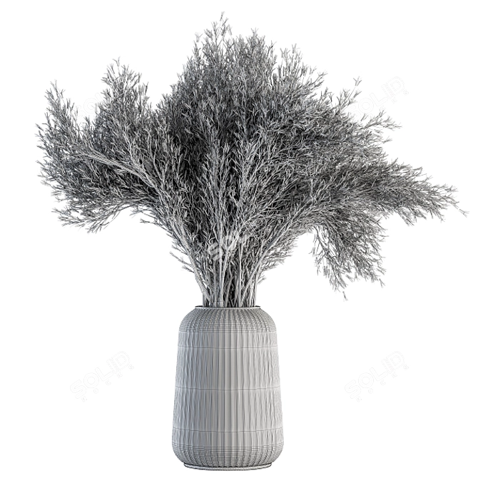 Fragrant Floral Delight - Dried Lavender 3D model image 5