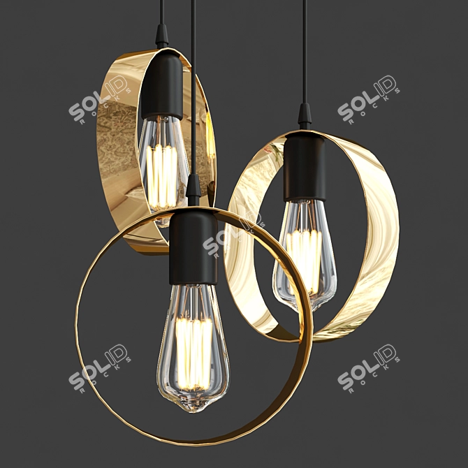 Nordic Light Pendant Lamp 3D model image 3