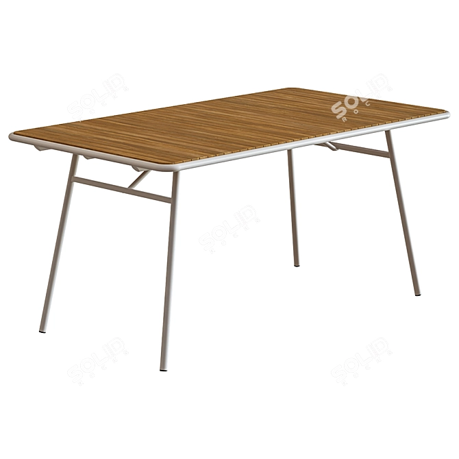 Minimalist Robyn Dining Table - 90x160cm 3D model image 1