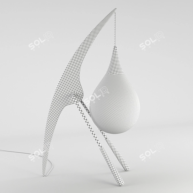 Elegant Mont Floor Lamp 3D model image 3