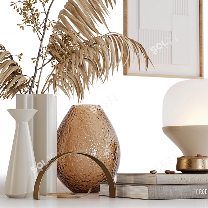 Elegant Decor Set for 3D Models 3D model image 3