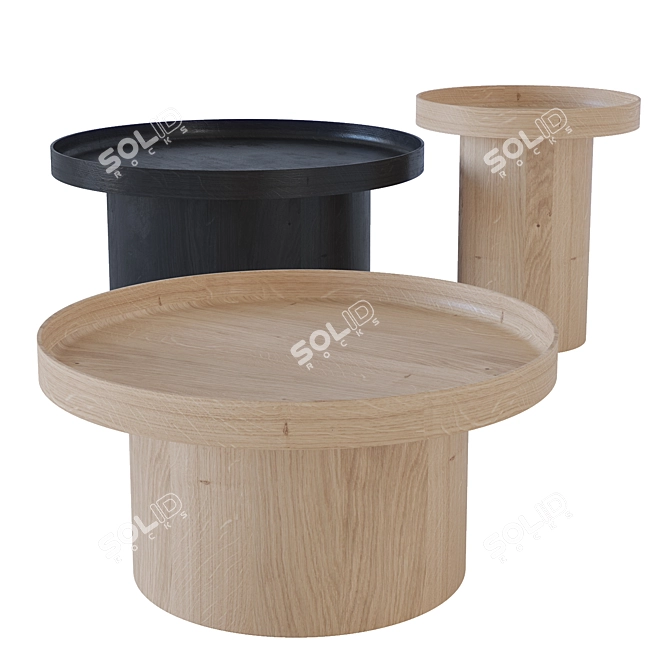 Bolia Plateau Coffee Table 3D model image 1