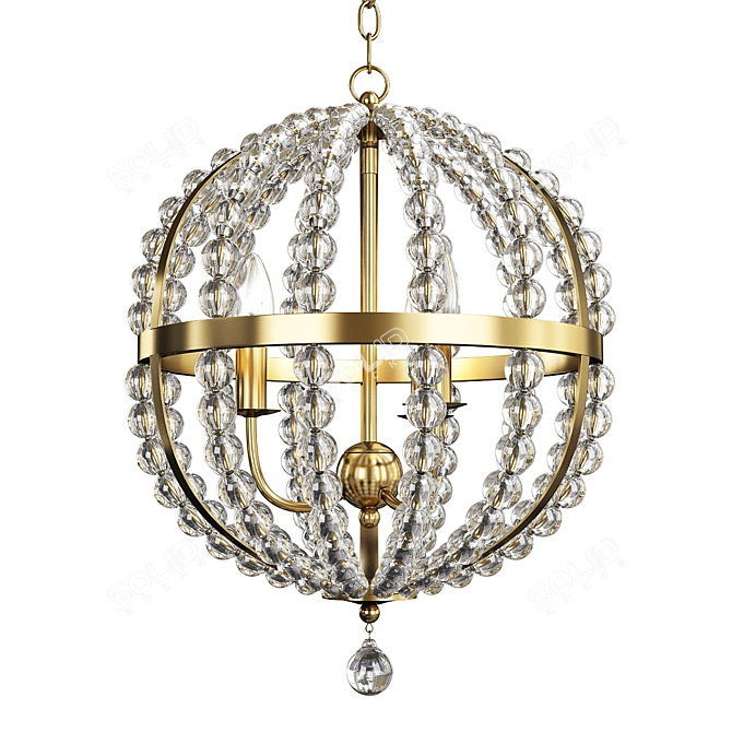 Elegant Roxy Chandelier - 2013 Edition 3D model image 1