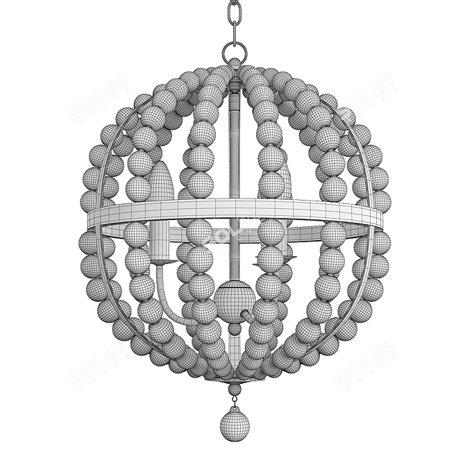 Elegant Roxy Chandelier - 2013 Edition 3D model image 2