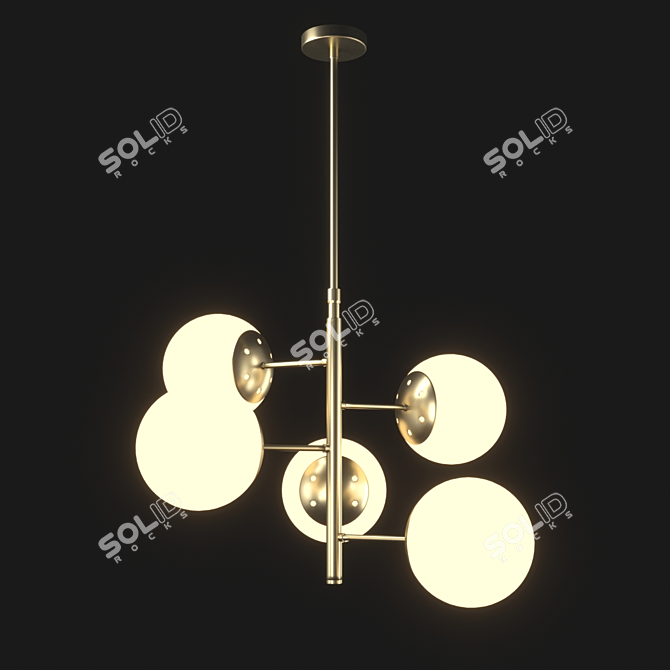 Modern Dar Lighting Bombazine Pendant 3D model image 1