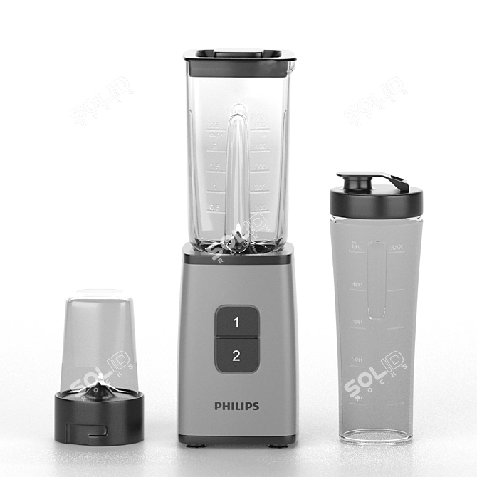 BlendChop Mini: Multi-Function Blender 3D model image 1