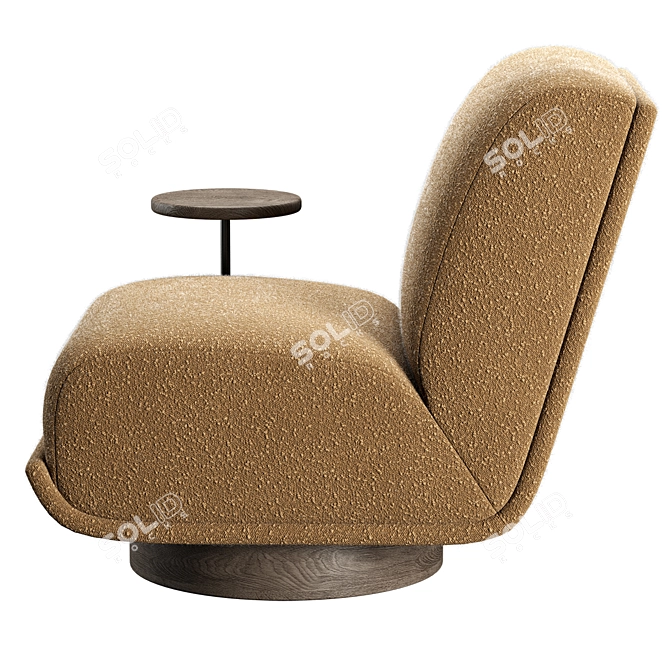 Bronwyn Swivel Chair: Modern Elegance, Perfect Swivel 3D model image 11