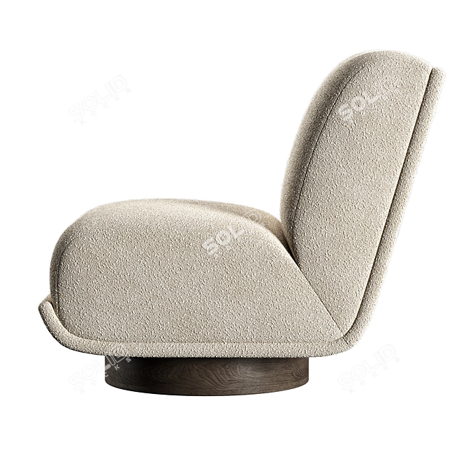 Bronwyn Swivel Chair: Modern Elegance, Perfect Swivel 3D model image 16