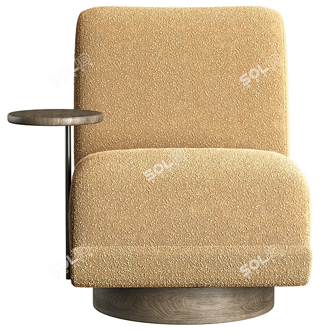 Bronwyn Swivel Chair: Modern Elegance, Perfect Swivel 3D model image 19