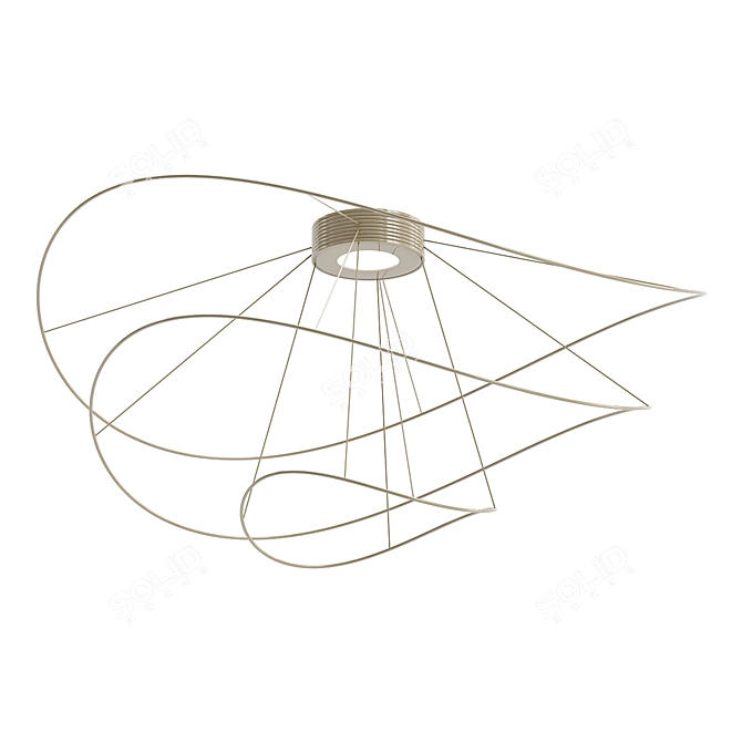 Axo Light Hoops Ceiling Light 3D model image 1