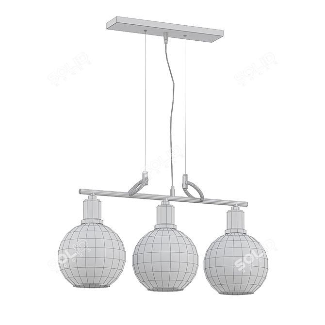 Elegant 4light 11053 Pendant Light 3D model image 2