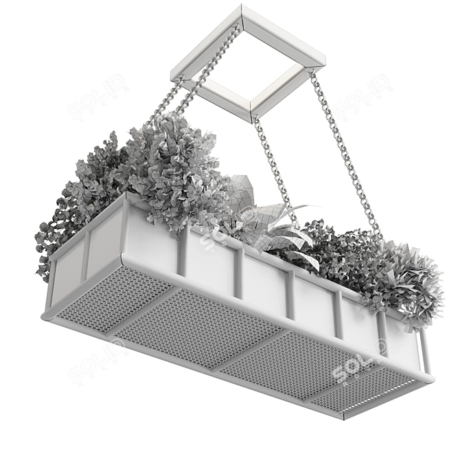 Hanging Indoor Plants Pot 3D model image 4