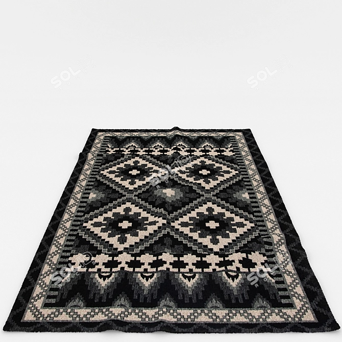 Versatile Rug Set with VRayFur 3D model image 3