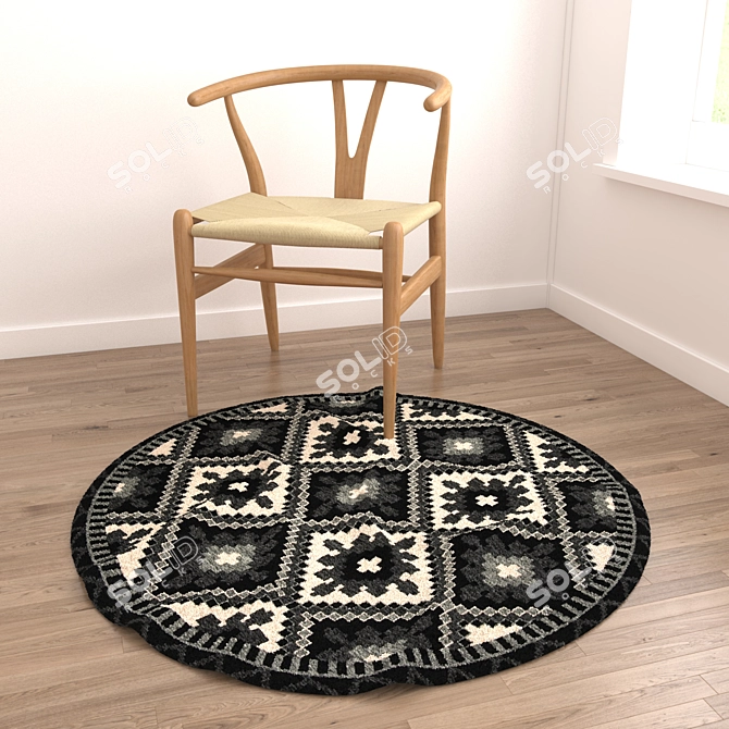 Versatile Rug Set with VRayFur 3D model image 4