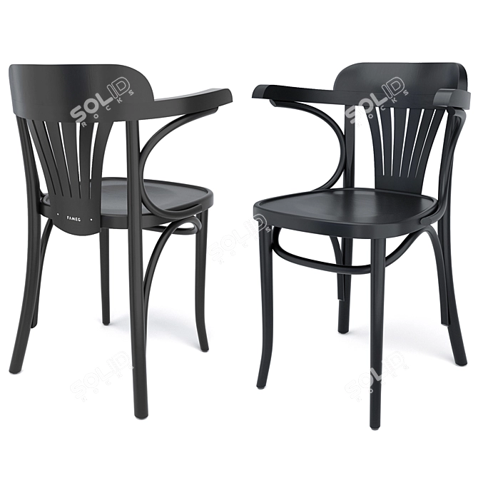 Fameg 165: Versatile Chair & Armchair & Barstool 3D model image 2